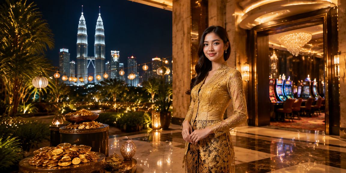 Hiburan kasino Kuala Lumpur dengan pakaian kebaya tradisional mencerminkan budaya tempatan